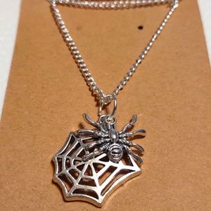 Spider Web Necklace